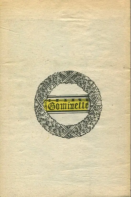 Verso de l'album Gomina Tome 1 La nuit porte conseil