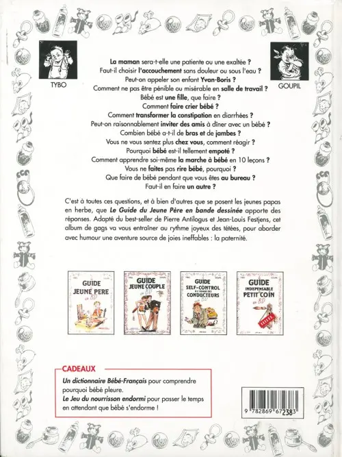 Verso de l'album Le Guide Tome 1 Le guide du jeune père