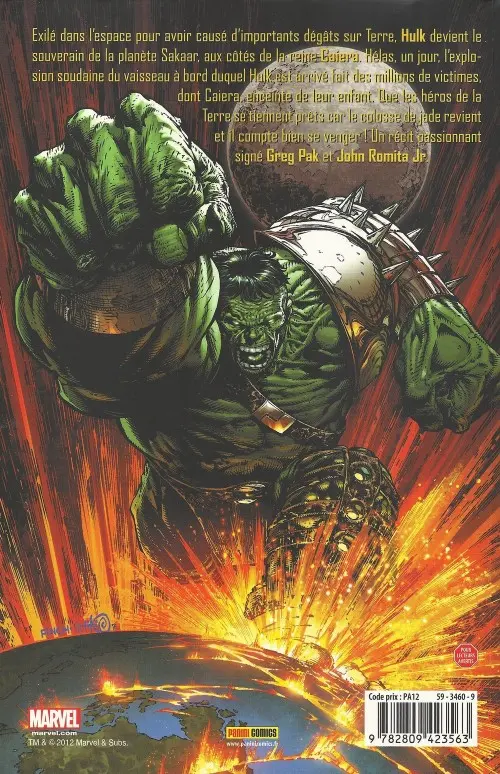Verso de l'album World War Hulk