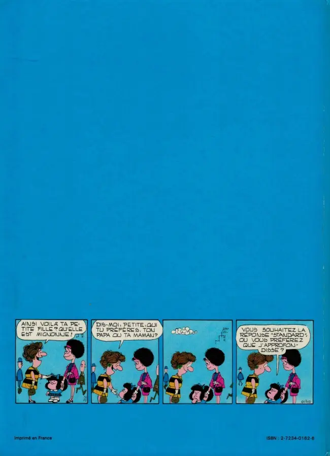 Verso de l'album Mafalda Tome 2 Encore Mafalda !