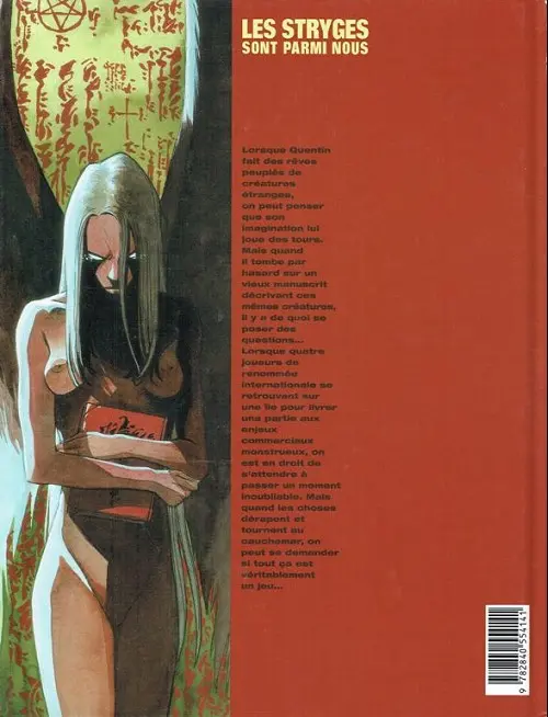 Verso de l'album Le Maître de jeu Tome 1 Testament