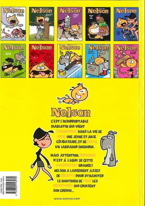 Verso de l'album Nelson Tome 8 Né pour nuire