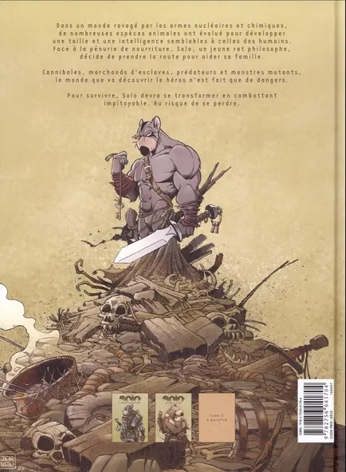 Verso de l'album Solo Tome 1 Les survivants du chaos