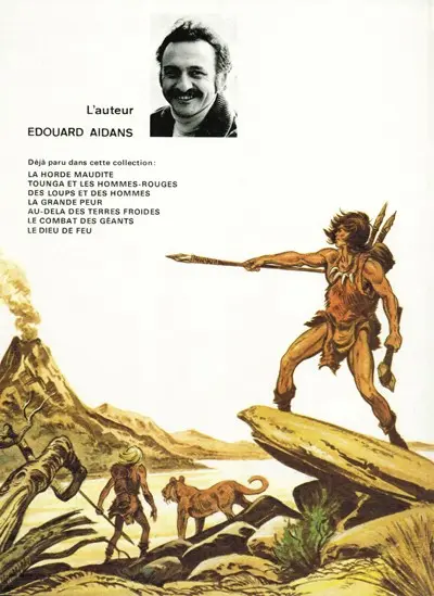Verso de l'album Tounga Tome 1 La horde maudite