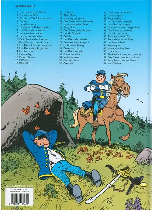 Verso de l'album Les Tuniques Bleues Tome 5 Les déserteurs