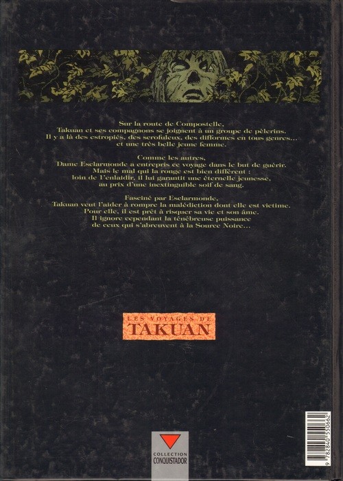 Verso de l'album Les Voyages de Takuan Tome 4 La Source noire