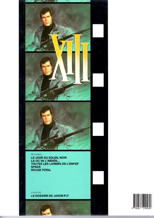 Verso de l'album XIII Tome 4 SPADS