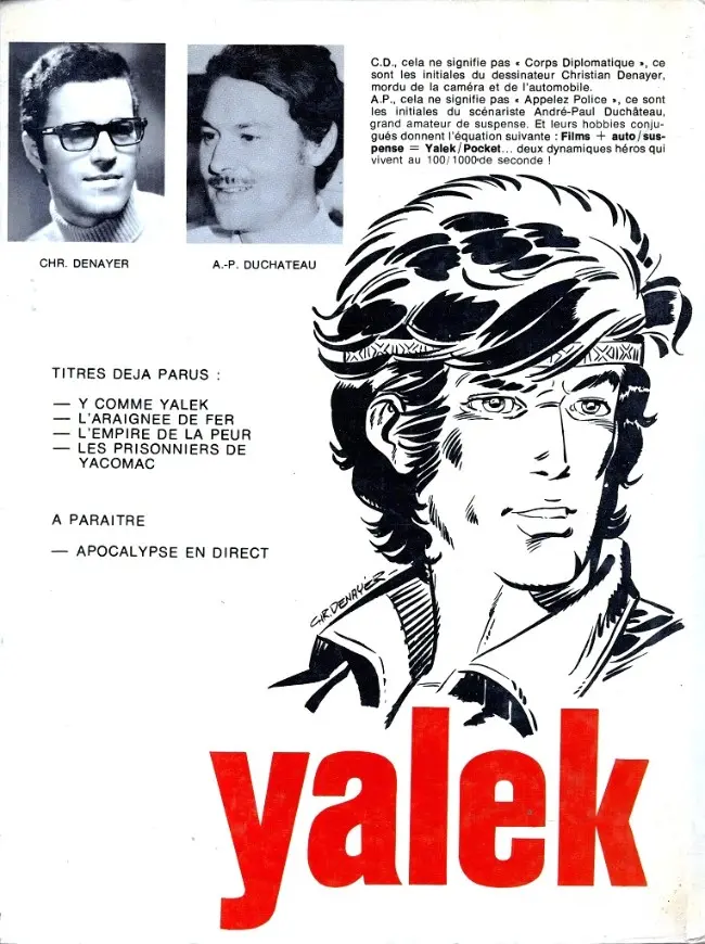 Verso de l'album Yalek Tome 3 L'empire de la peur
