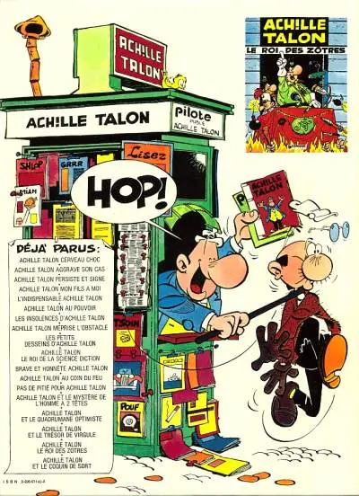 Verso de l'album Achille Talon Tome 18 Achille Talon et le coquin de sort