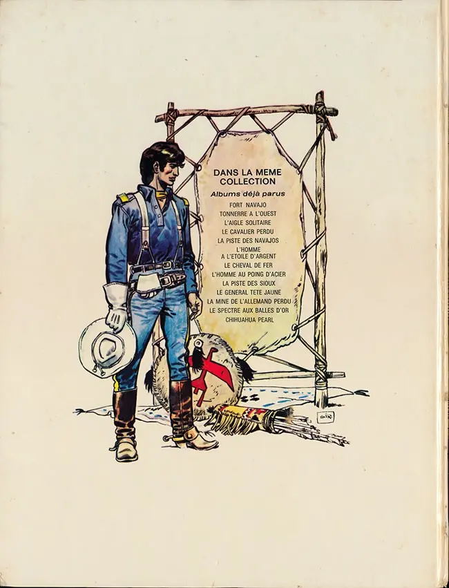 Verso de l'album Blueberry Tome 13 Chihuahua Pearl