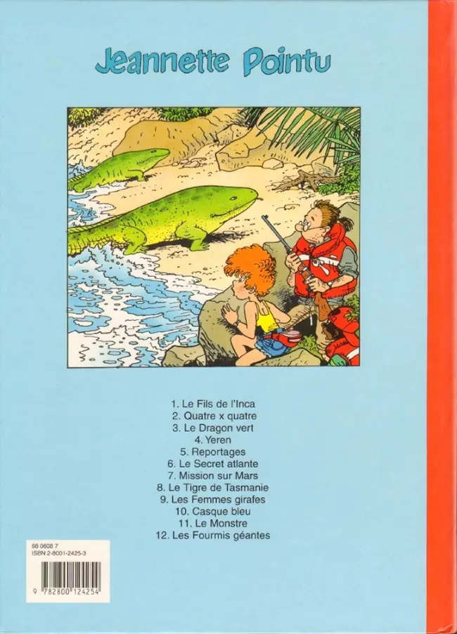 Verso de l'album Jeannette Pointu Tome 12 Les fourmis géantes