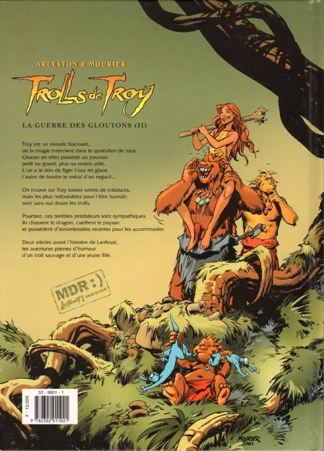 Verso de l'album Trolls de Troy Tome 13 La guerre des gloutons (II)