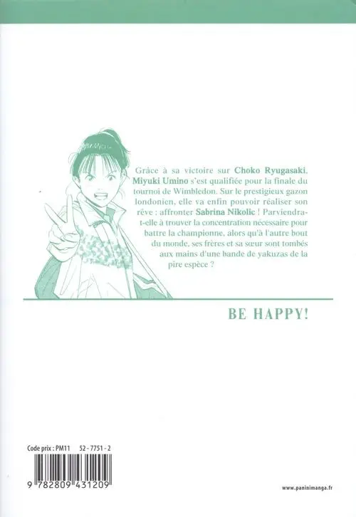 Verso de l'album Happy ! (Édition de luxe) Volume 15 Be happy !