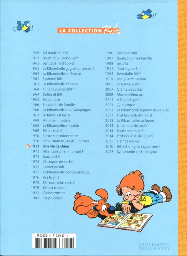 Verso de l'album La Collection Roba Tome 28 Une vie de chien