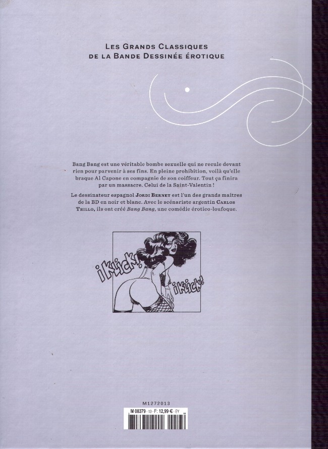 Verso de l'album Les Grands Classiques de la Bande Dessinée Érotique - La Collection Tome 13 Bang Bang - tome 1