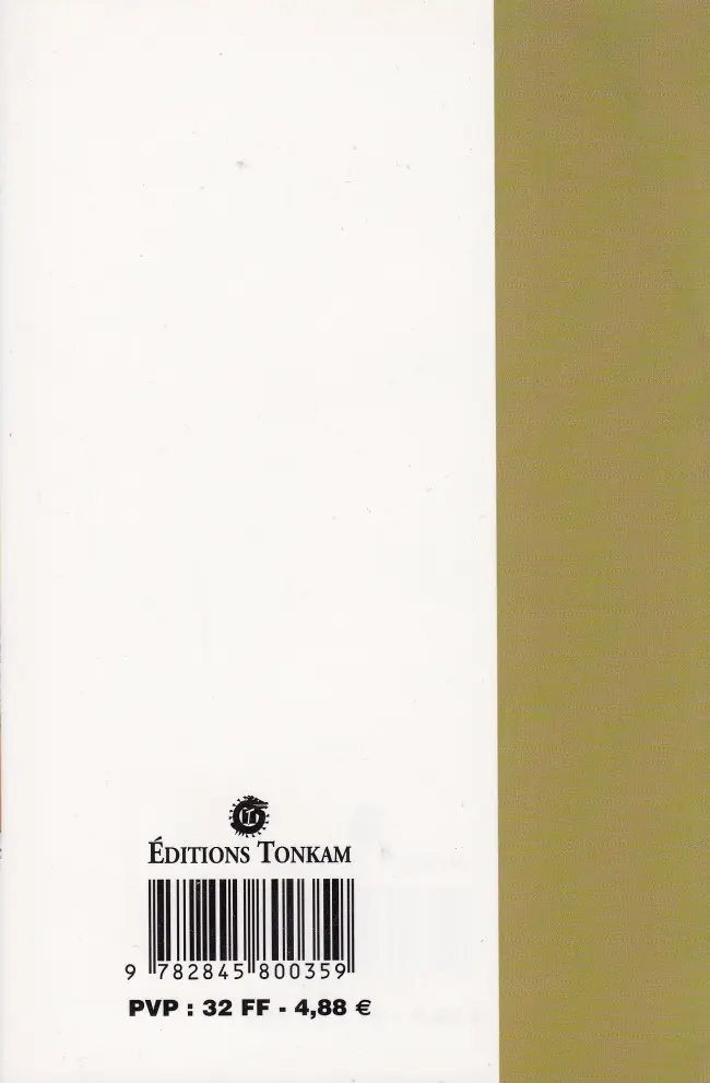 Verso de l'album Butsu Zone 2