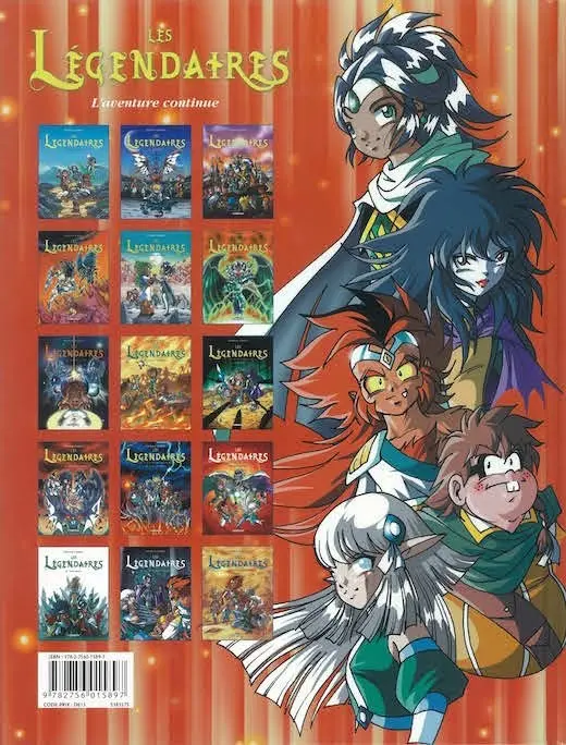 Verso de l'album Les Légendaires Tome 11 Versus inferno