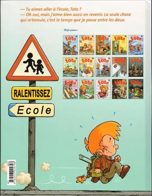 Verso de l'album Les Blagues de Toto Drôle d'aventure