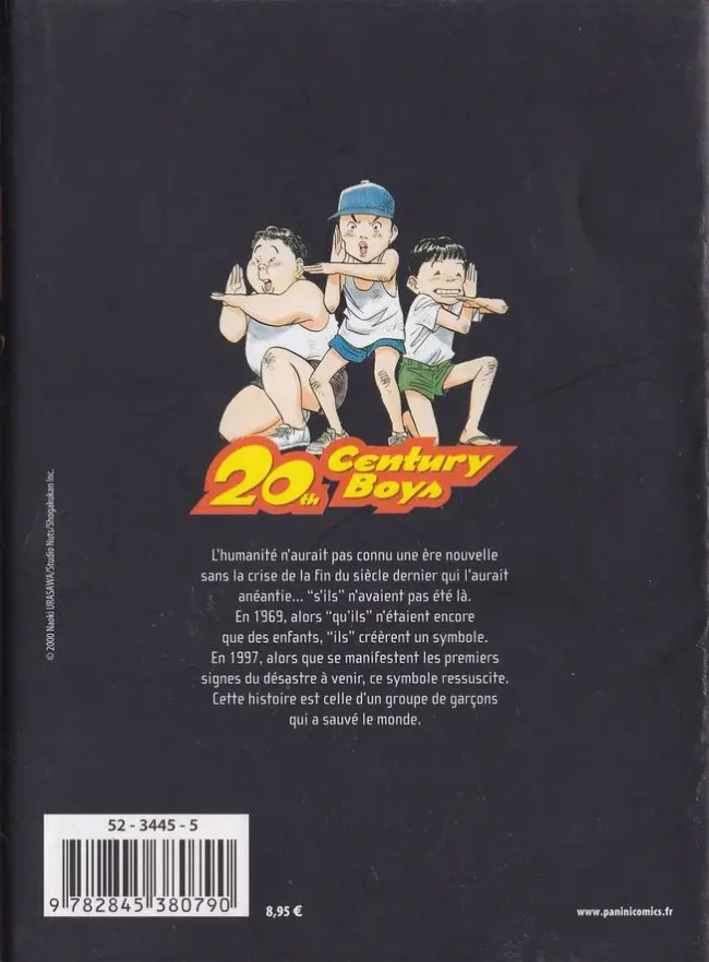 Verso de l'album 20th Century Boys 1