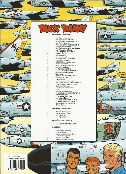 Verso de l'album Buck Danny Tome 46 L'Escadrille fantôme