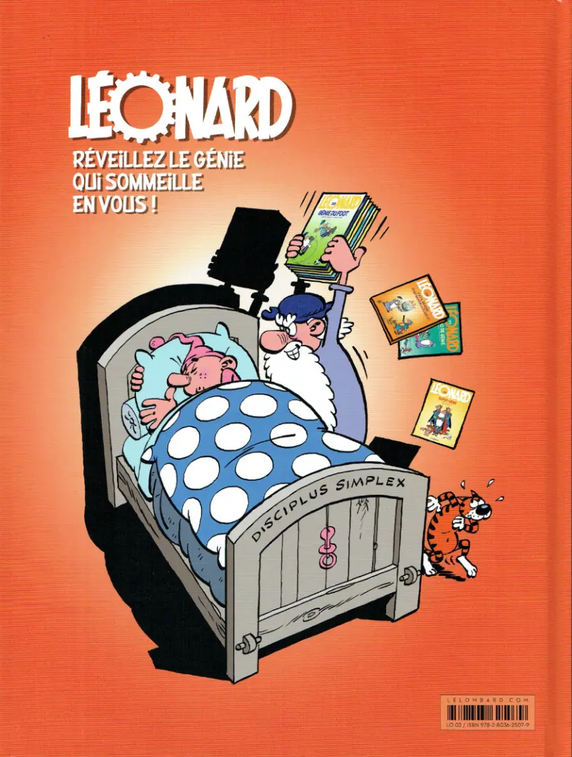 Verso de l'album Léonard Tome 39 Loué soit le génie