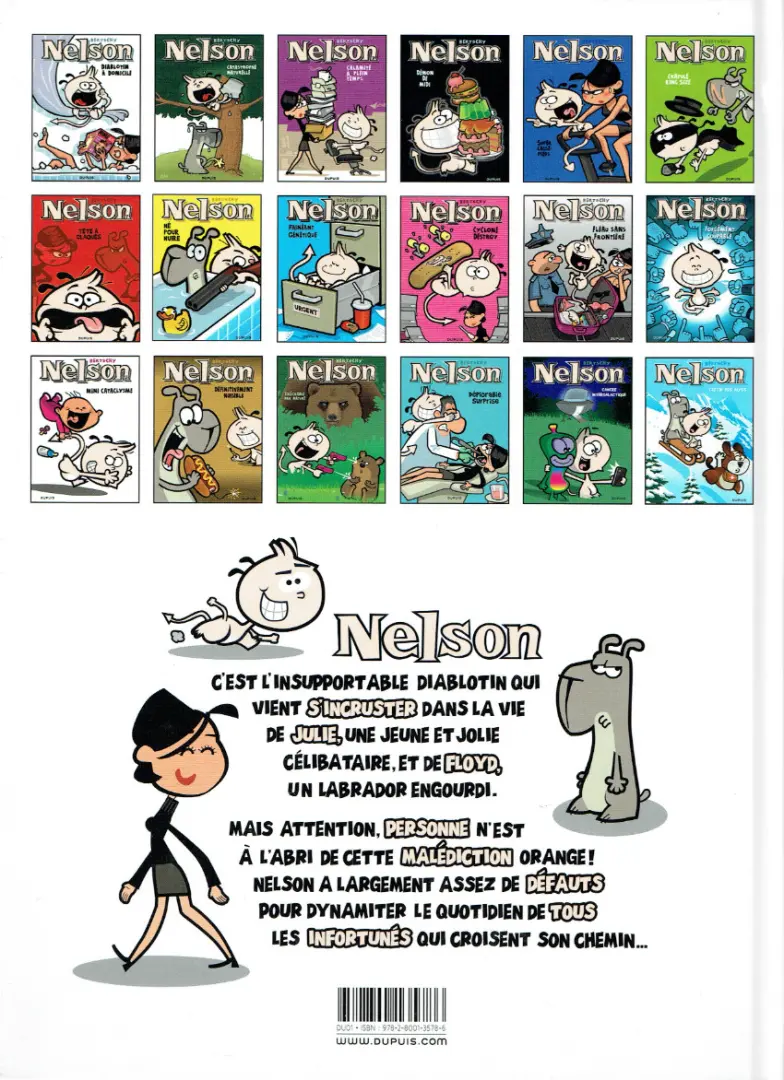 Verso de l'album Nelson Tome 2 Catastrophe naturelle