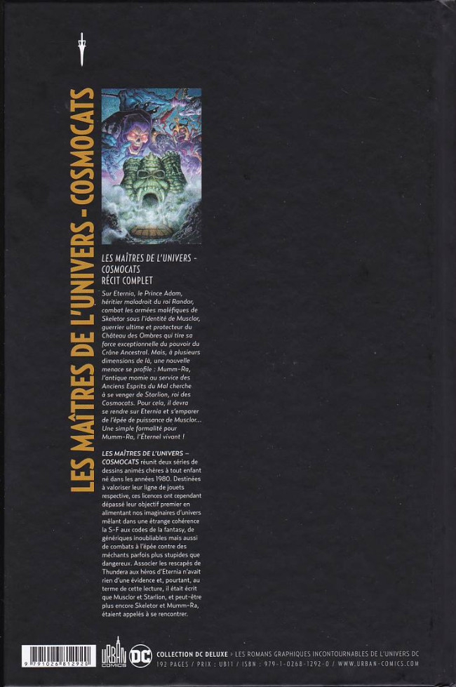Verso de l'album Les maîtres de l'univers - Cosmocats