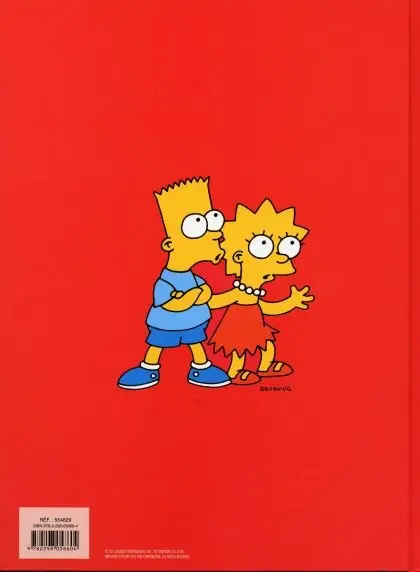 Verso de l'album Les Simpson Tome 11 Cirque en folie !