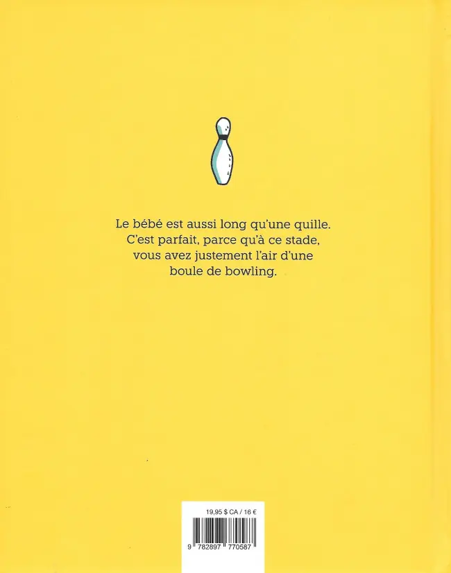 Verso de l'album Nausées matinales et autres petits bonheurs