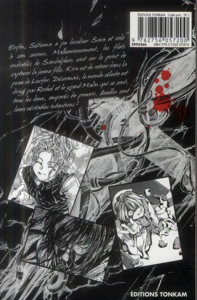 Verso de l'album Angel Sanctuary 17