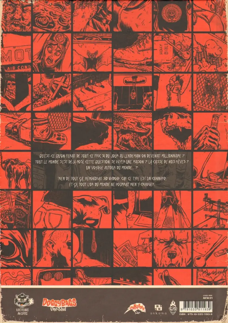 Verso de l'album Doggybags One shot Tome 3 Trenchfoot