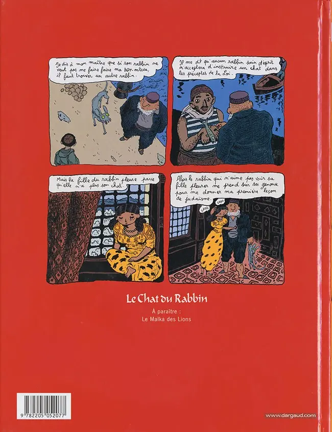 Verso de l'album Le Chat du Rabbin Tome 1 La Bar-Mitsva