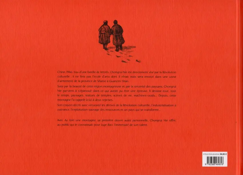 Verso de l'album Au loin, une montagne...
