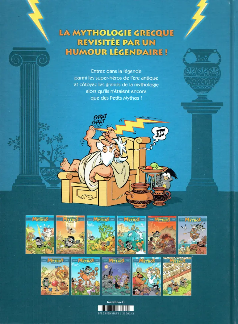 Verso de l'album Les Petits Mythos Tome 4 Poséidon d'avril
