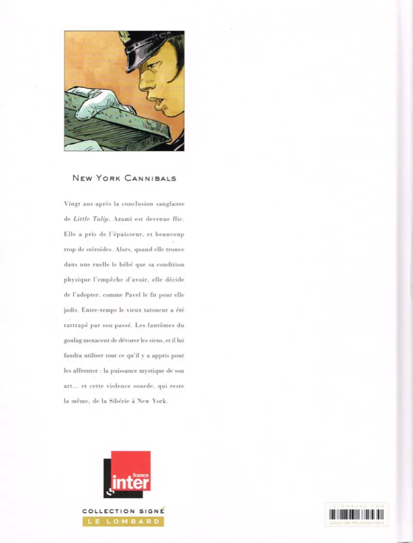 Verso de l'album New York Cannibals