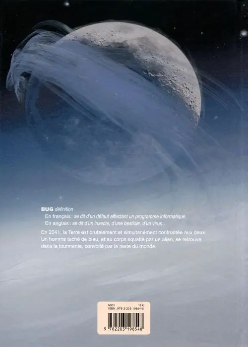 Verso de l'album Bug Livre 2