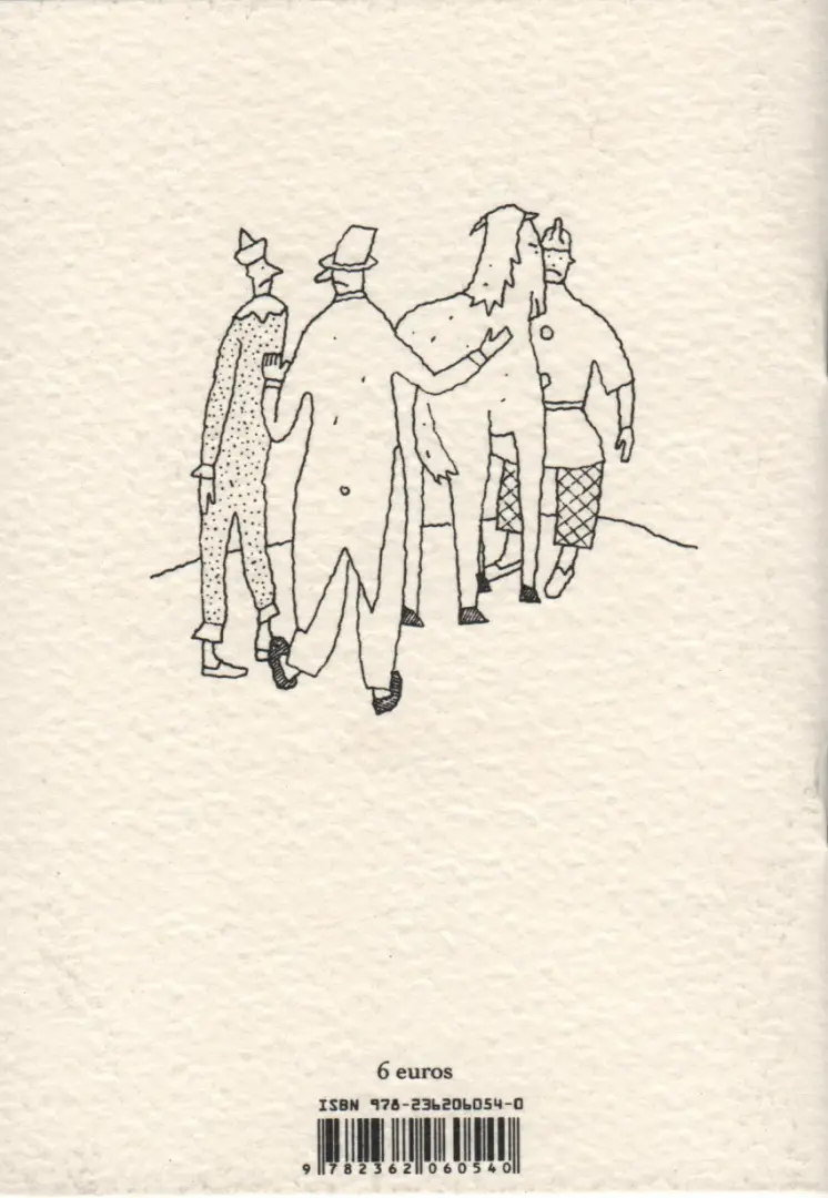 Verso de l'album Koechlin, Lionel Drames de clowns