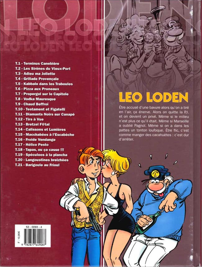 Verso de l'album Léo Loden Tome 12 Tirs à vue
