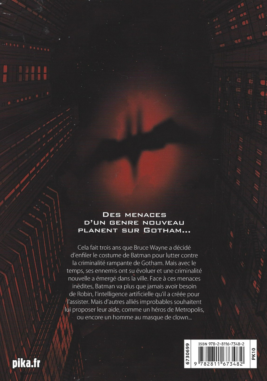 Verso de l'album Batman - Justice Buster 1