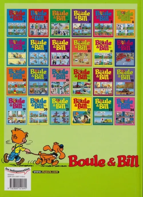 Verso de l'album Boule & Bill Tome 16