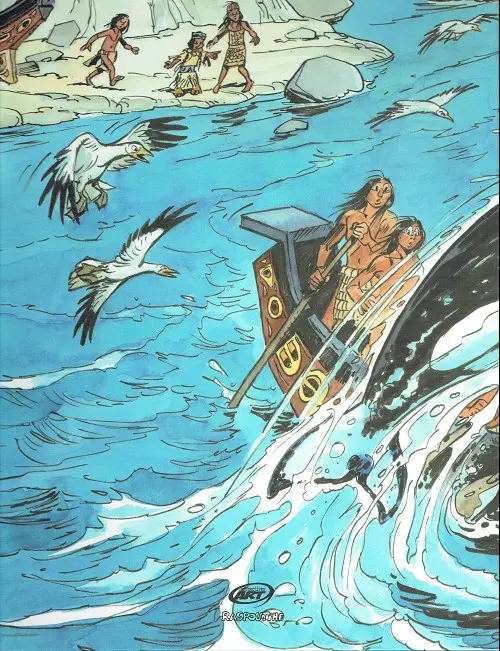 Verso de l'album Yakari Tome 38 Yakari et la tueuse des mers