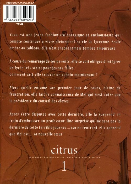 Verso de l'album Citrus 1