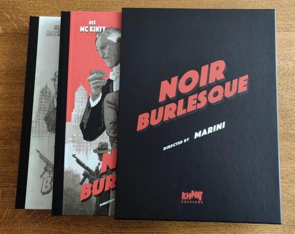 Verso de l'album Noir Burlesque