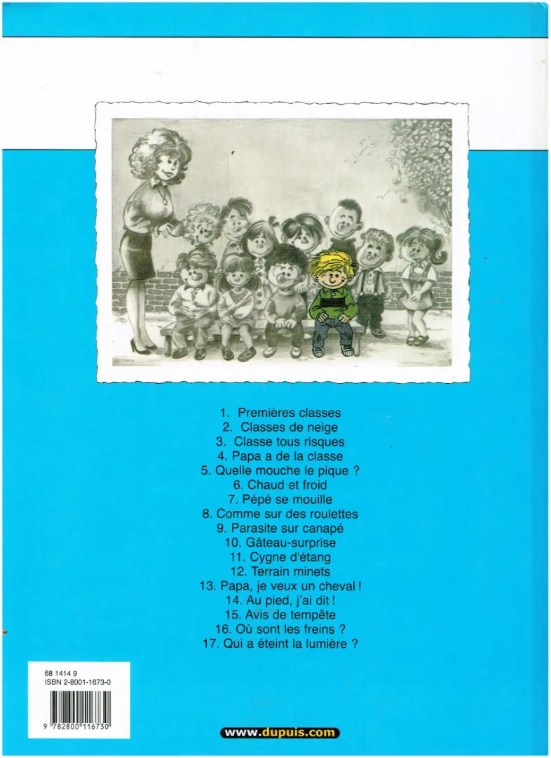 Verso de l'album Cédric Tome 2 Classes de neige