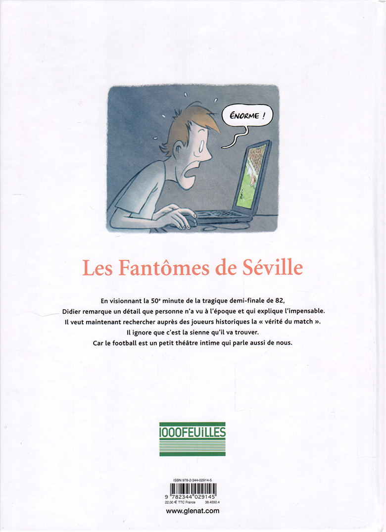 Verso de l'album Les Fantômes de Séville