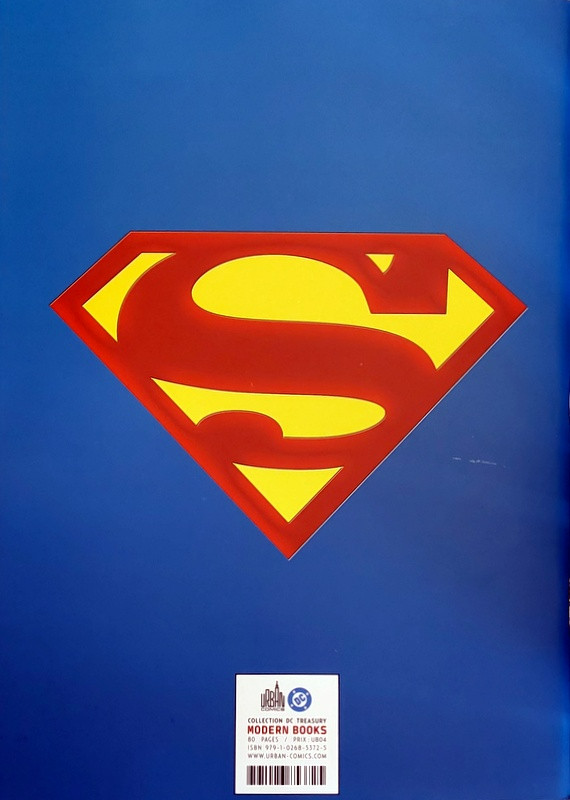 Verso de l'album Superman – Héros Pour Tous