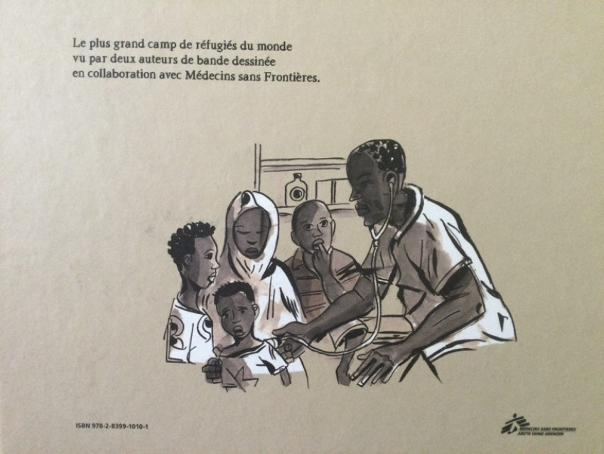 Verso de l'album Out of Somalia Dagahaley -  un camp de réfugiés au Kenya