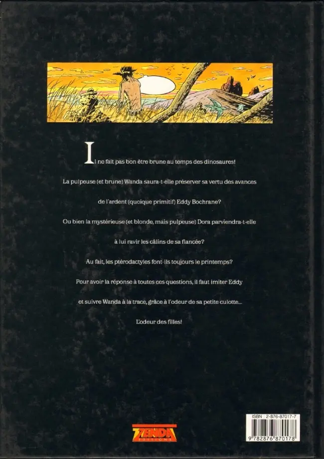 Verso de l'album Dinosaur Bop Tome 1 L'odeur des filles