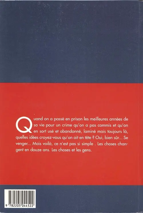 Verso de l'album L'Enfer du jour
