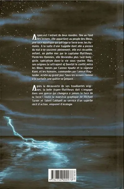 Verso de l'album Fathom Tome 1 À l'Aube de la Guerre